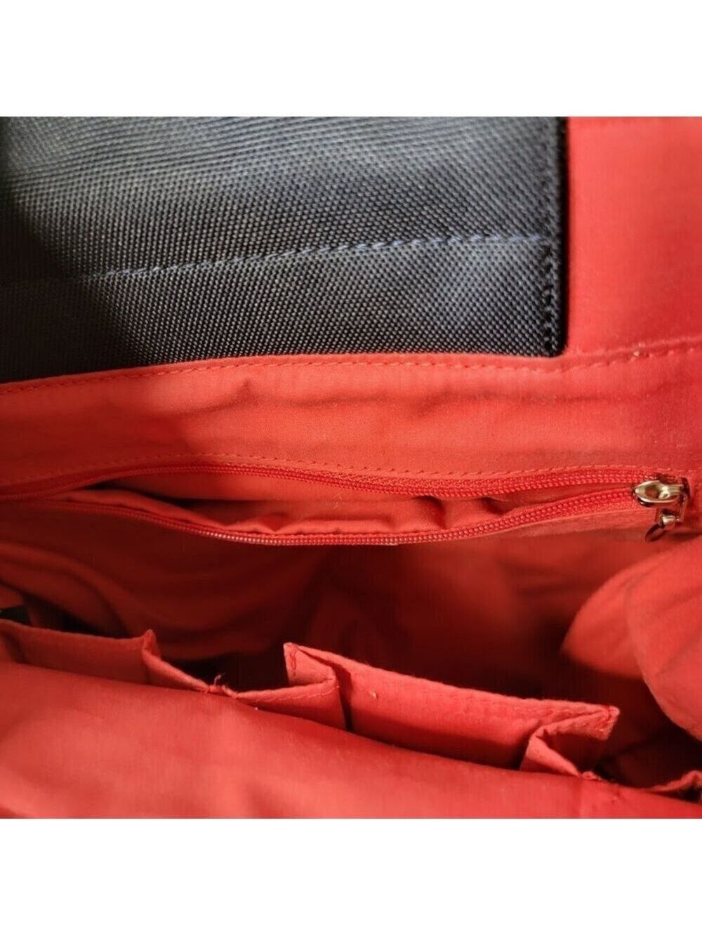 Preston & York Cloth Shoulder Bag - Blue & Red - Picture 10 of 15